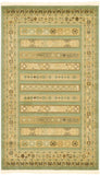 Tribal Pattern Light Green Soft Area Rug
