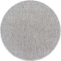 Casual Transitional Indoor Outdoor Flatweave Light Gray Area Rug