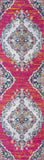 Bohemian FLAIR Boho Vintage Medallion Blue/Multi. Soft Area Rug