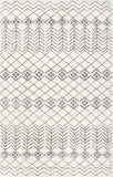 Kenzie Geometric Diamond Area Rug, Off-white