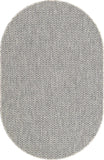 Casual Transitional Indoor Outdoor Flatweave Light Gray Area Rug