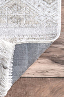 Roseline Vintage Tribal Area Rug, Grey