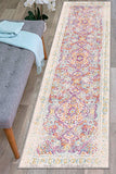 Vintage Medallion Floral Ivory Gray Multi-color Soft Area Rug