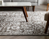 Dazzle DISA Grey Vintage Bohemian Oriental Distressed Area Rug