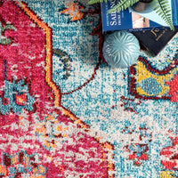 Corbett Vintage Boho Multi-Color Soft Area Rugs - Multiple Sizes Available