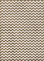 Sydney Eli Chevron Green Modern Area Rug