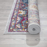 Rixos Medallion Vintage Area Rug, Blue