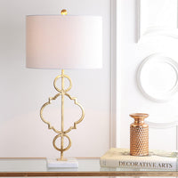 July 31" Metal LED Table LampGoldLeaf