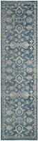 Sofia Collection Vintage Oriental DistressedSoft Area Rug Blue / Beige
