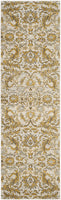 Evoke Collection  Non-Shedding Stain Resistant Living Room Bedroom Area ivory / Gold