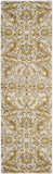 Evoke Collection  Non-Shedding Stain Resistant Living Room Bedroom Area ivory / Gold