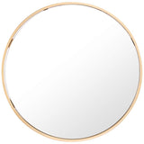 Zuo Eye Gold 24 1/4" Round Wall Mirror
