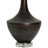 Coleford Dark Bronze Metal Vase Table Lamp