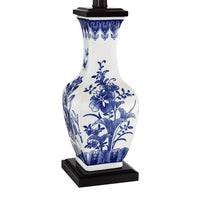 Benoit Traditional Blue and White Ceramic Table Lamp