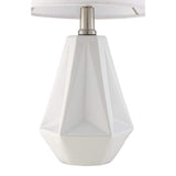 Colyn White Prism Modern Accent Table Lamps Set of 2