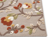 Well Woven Darla Floral Beige Indoor/Outdoor Area Rug