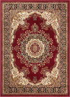 Medallion Oriental Persian Runner Rug Red