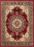 Medallion Oriental Persian Runner Rug Red