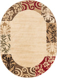 Barclay Vane Willow Damask Beige Modern Area Rug
