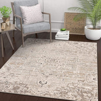 Tabitha Ivory Vintage Medallion Runner Rug