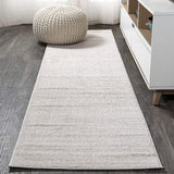 Haze Solid Low-Pile Red Soft Area Rug