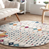 Trellis Ivory Multi Soft Area Rugs