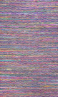 Handwoven Chevron Pattern Soft Indigo Texture Area Rug