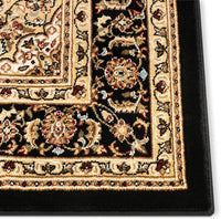 Medallion Black Oriental Area Rug