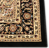 Medallion Black Oriental Area Rug