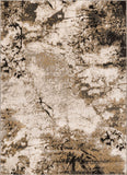 Splash Gold Grey Modern Vintage  Abstract Soft Plush Area Rug
