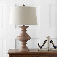 Scarlett 26.5" Resin LED Table Lamp Brown