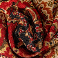 Eugene Red Oriental Medallion Non-Slip Rubber Backed Runner Rug