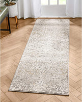 Tabitha Ivory Vintage Medallion Runner Rug