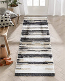 Tova Grey Abstract Tribal Pattern Area Rug