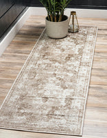 Vintage Distressed Beige Soft Area Rugs