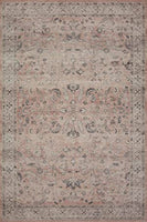 Loloi II Hathaway Collection HTH-05 Steel / Ivory, Traditional 7'-6" x 9'-6" Area Rug