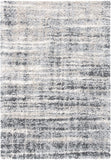 Fontana Shag Collection  Modern Thick Area Rug Grey / Ivory