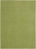 Solid Contemporary Green Indoor/Outdoor Area Rug