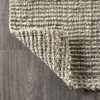 JONATHAN Y Pata Hand Woven Chunky Jute Light Ivory