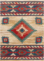 Lizette Cream Traditional Medallion Area Rug