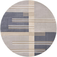Orwell Collection Mid-Century Modern Abstract Soft Area Rug Grey / Charcoal