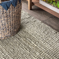 JONATHAN Y Pata Hand Woven Chunky Jute Light Ivory