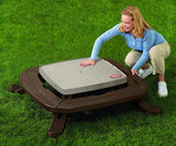 Jr. Picnic Table With Umbrella - Blue Green - Foldable - Indoor/Outdoor