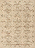 Sturl Beige Indoor/Outdoor Flat Weave Pile Nordic Diamond Pattern Rug