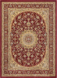 Persian Floral Traditional Medallion Red Oriental Soft Area Rug
