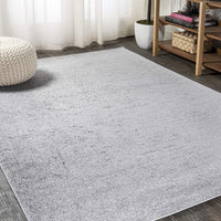 Haze Solid Low-Pile Red Soft Area Rug