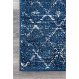 Trellis Blue Soft Area Rugs
