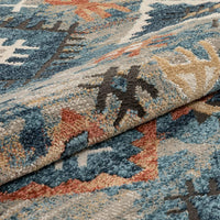 Laci Blue Moroccan Tribal Area Rug