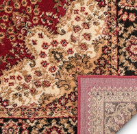 Medallion Oriental Persian Area Rug Red