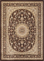 Medallion Brown Oriental Area Rug